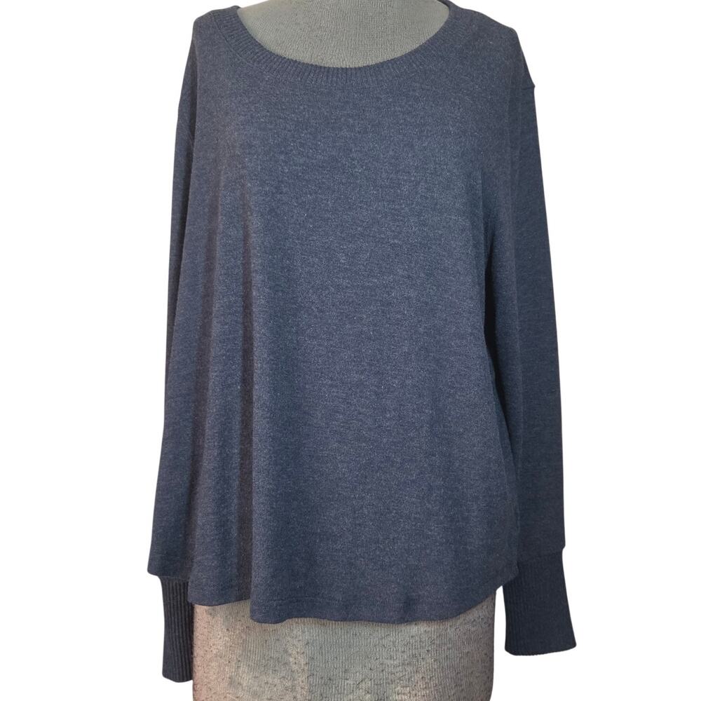 Nine West Blue Lightweight Dark Blue Sweater Size XL